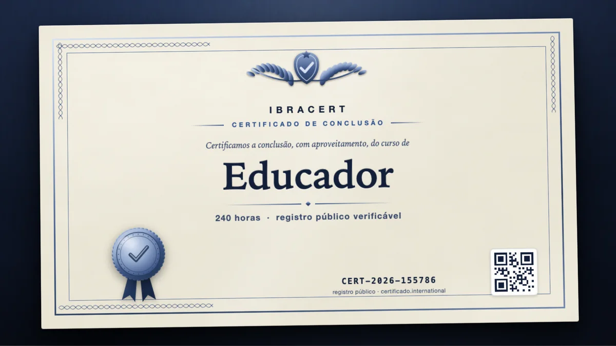 Capa do curso Educador