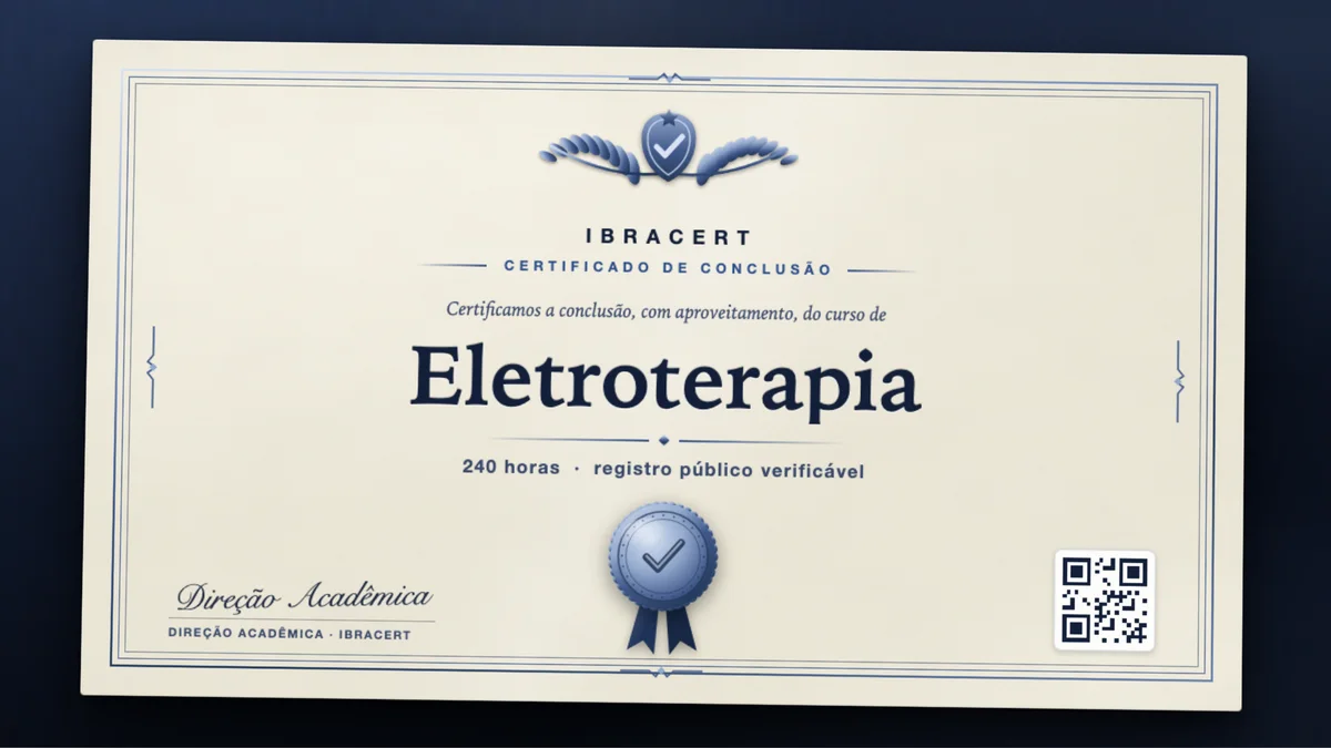 Capa do curso Eletroterapia