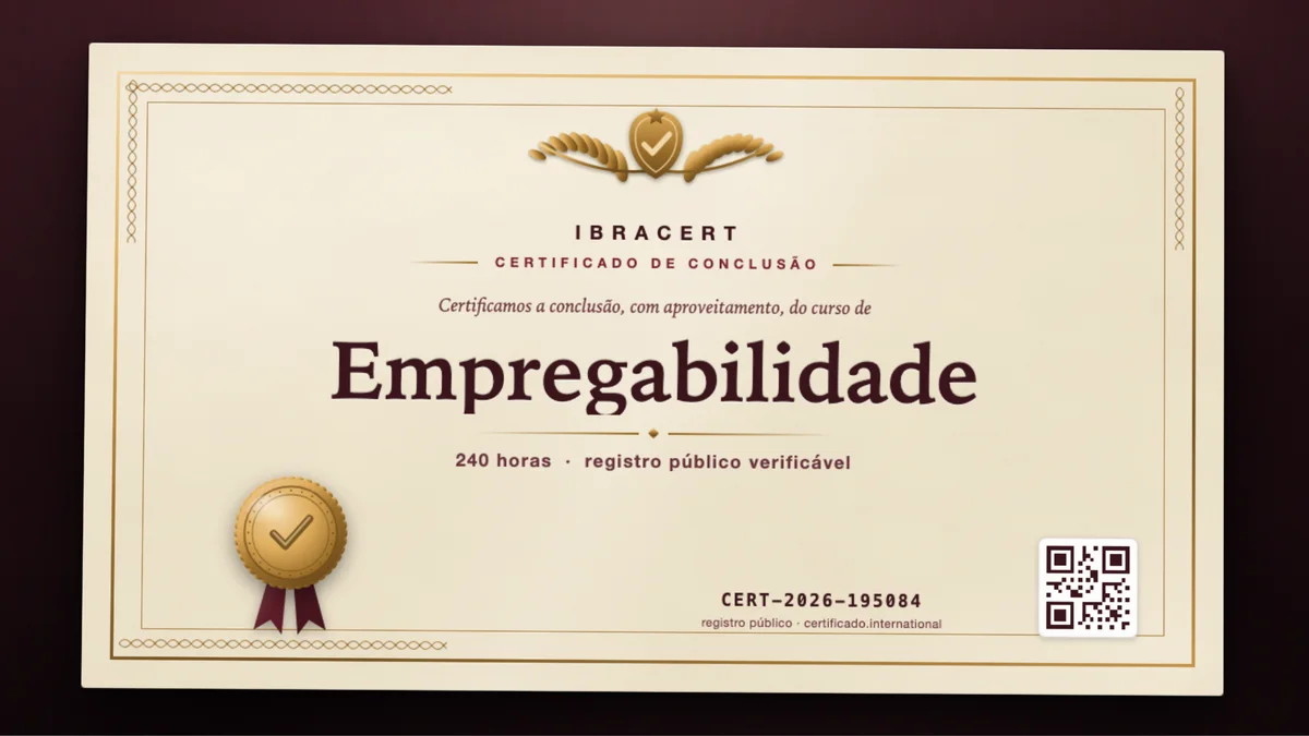 Capa do curso Empregabilidade