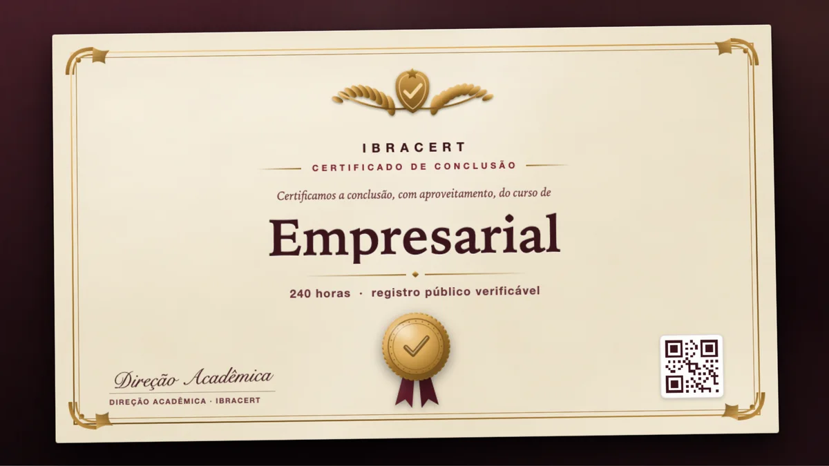 Capa do curso Empresarial