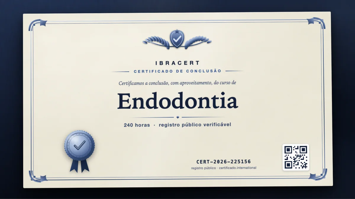 Capa do curso Endodontia