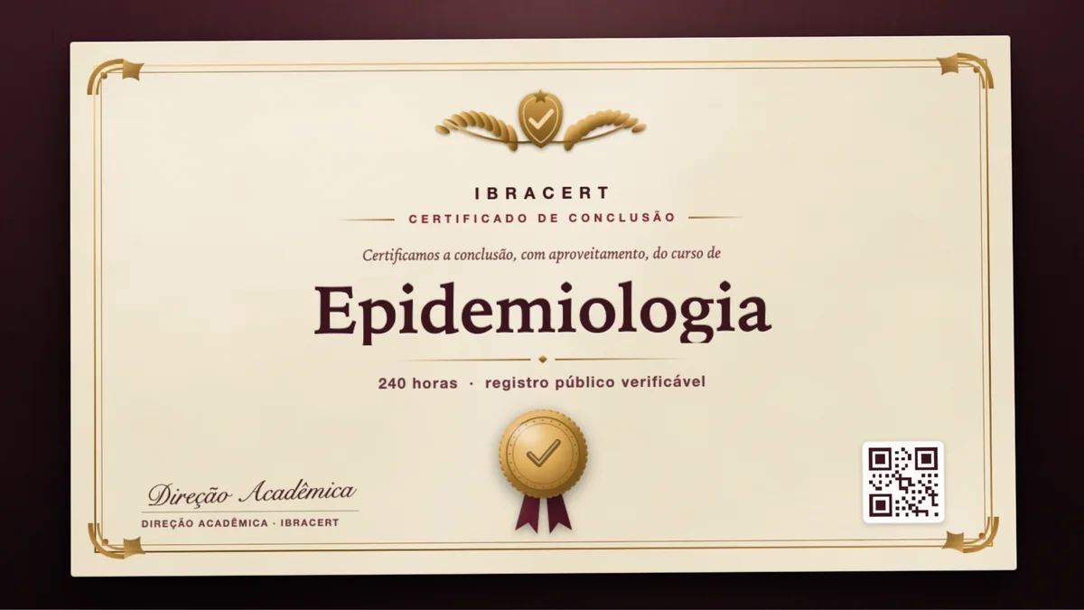 Capa do curso Epidemiologia