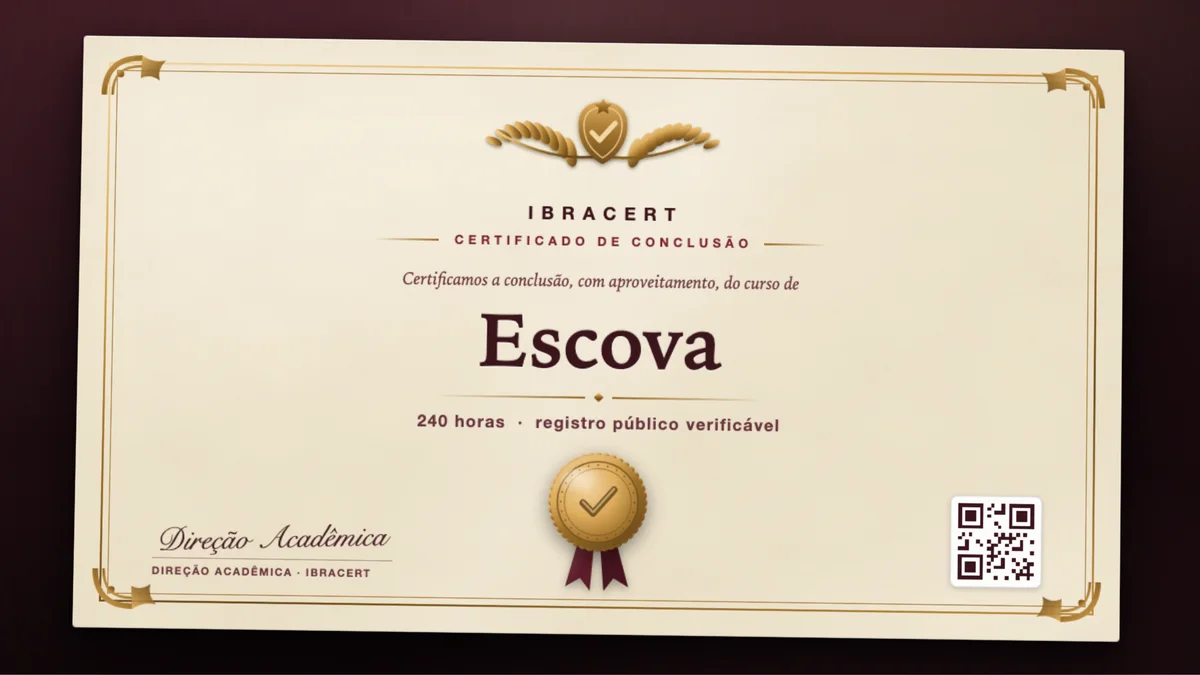 Capa do curso Escova