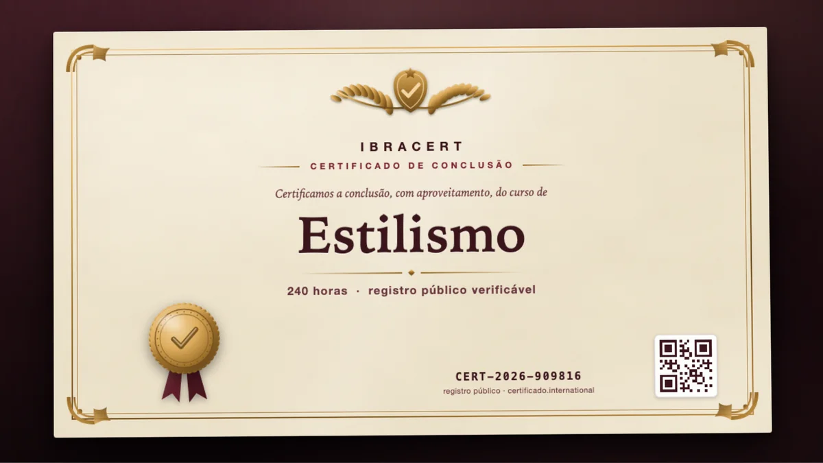 Capa do curso Estilismo