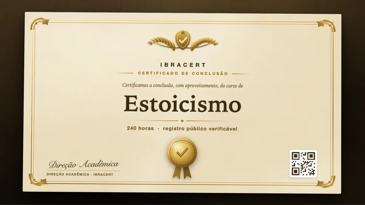 Capa do curso Estoicismo