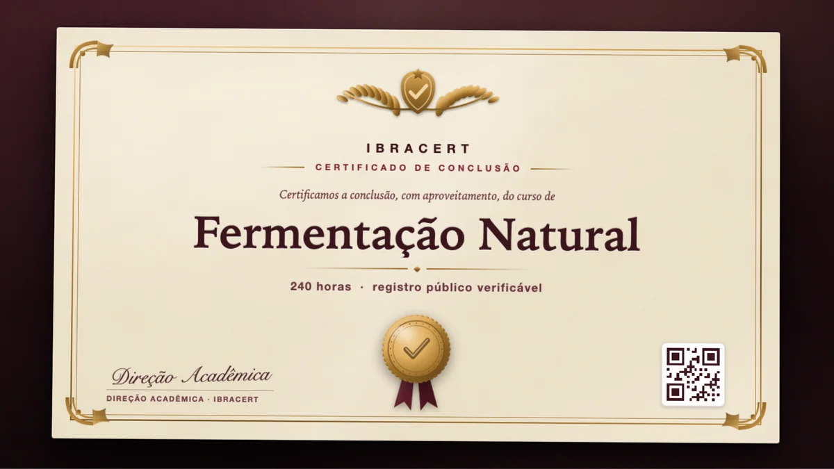 Capa do curso Fermentação Natural