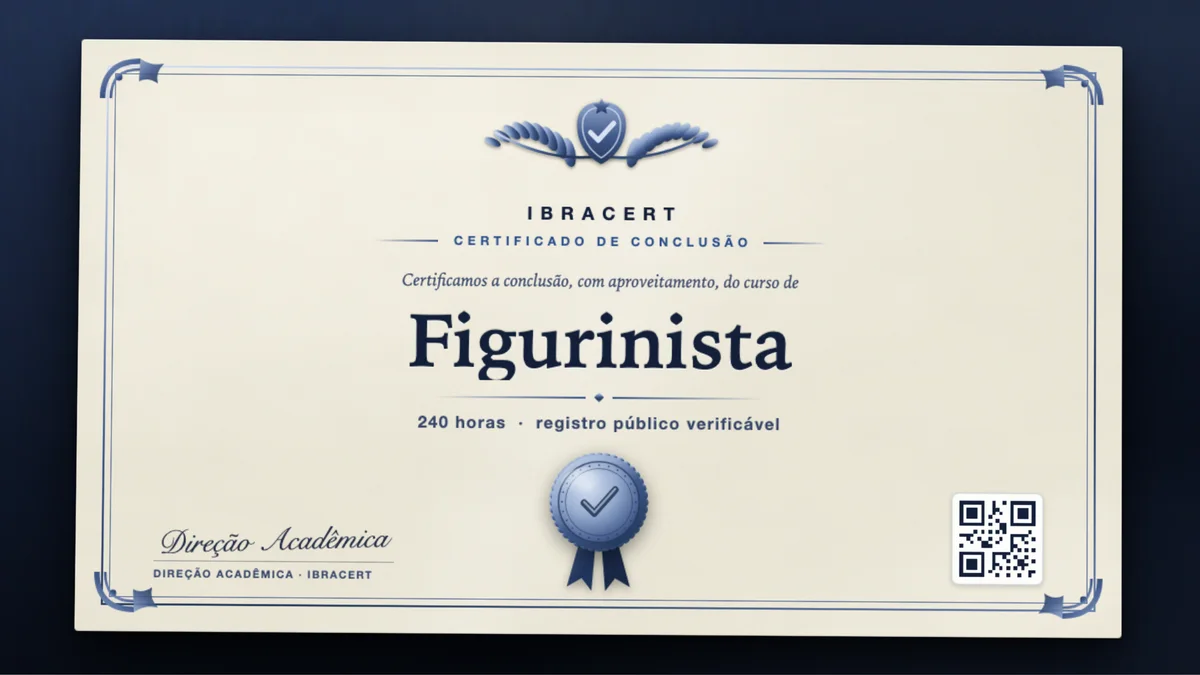 Capa do curso Figurinista