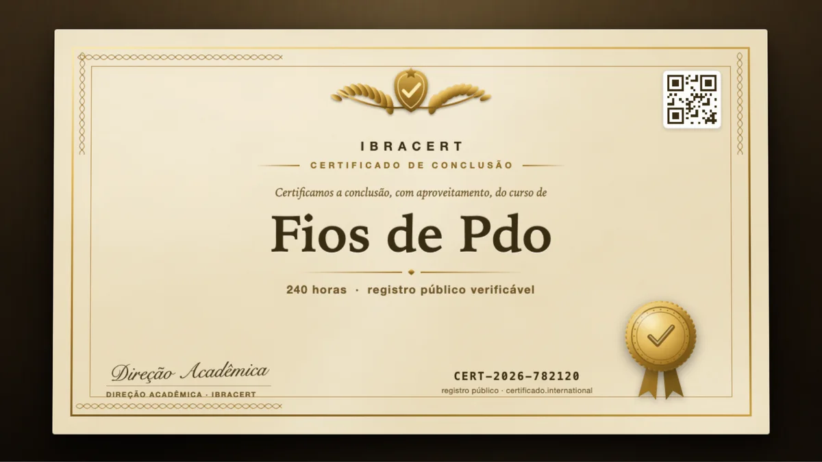 Capa do curso Fios de Pdo