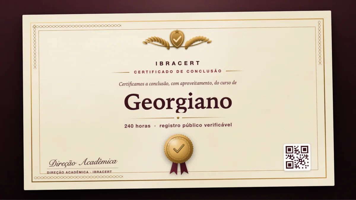 Capa do curso Georgiano