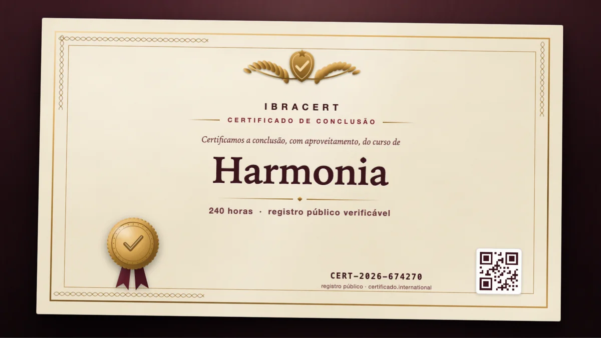 Capa do curso Harmonia