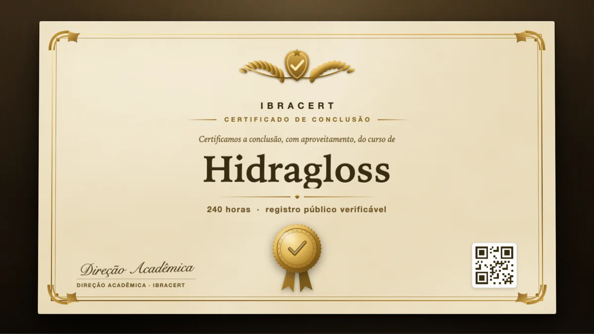 Capa do curso Hidragloss