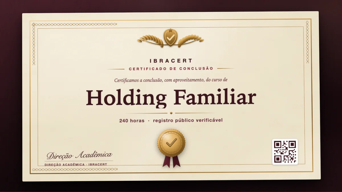 Capa do curso Holding Familiar