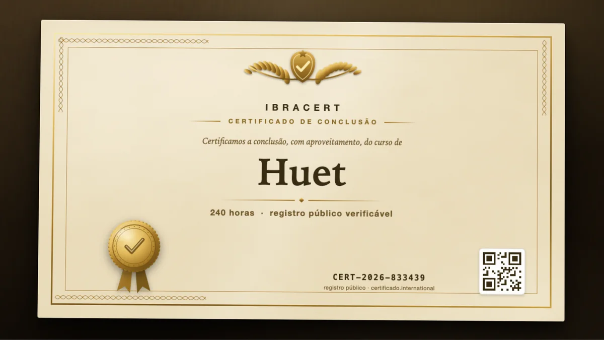 Capa do curso HUET