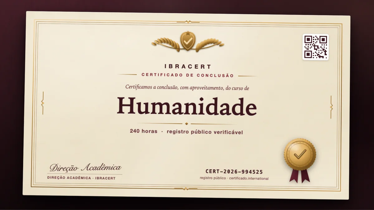 Capa do curso Humanidade