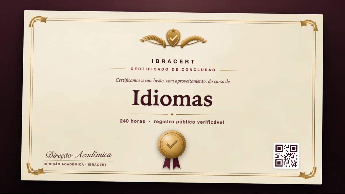 Capa do curso Idiomas