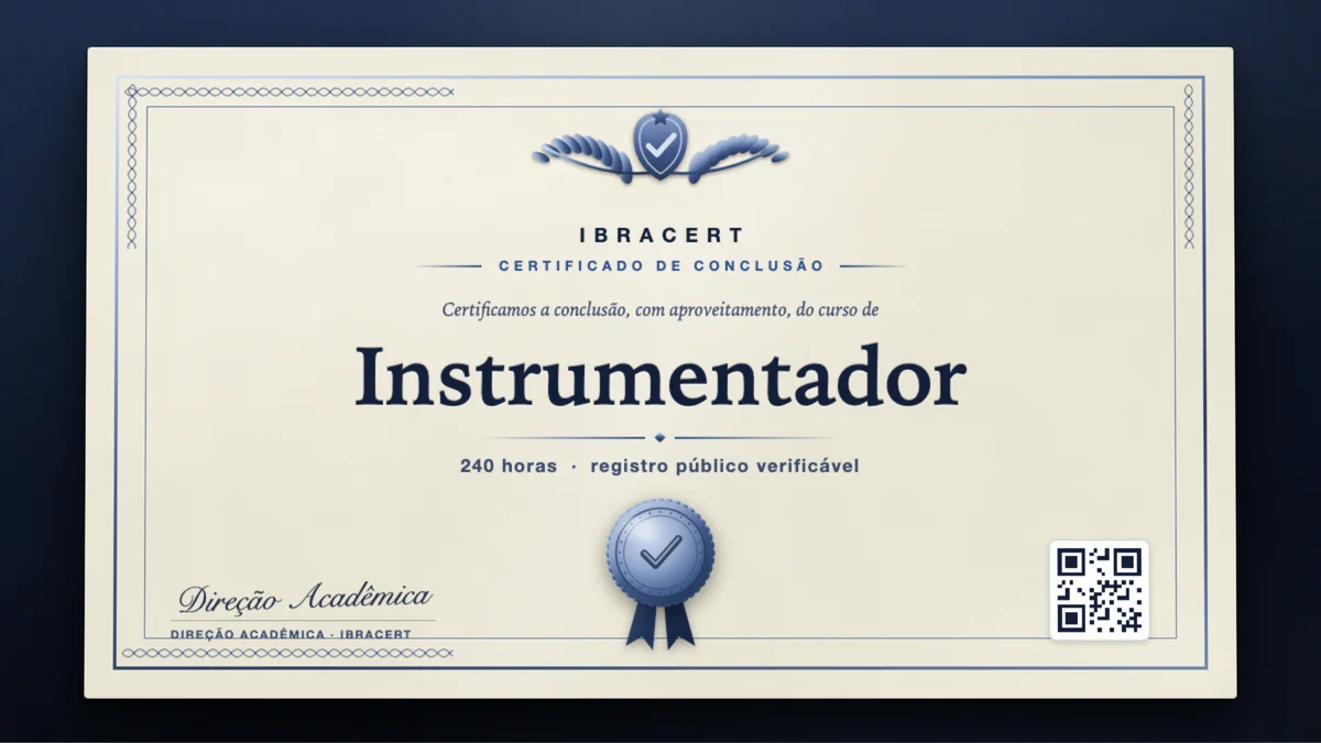 Capa do curso Instrumentador