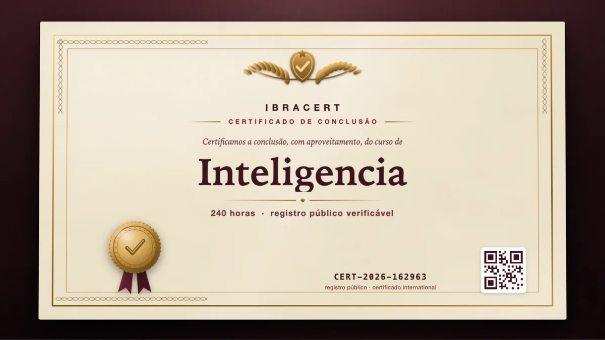 Capa do curso Inteligencia