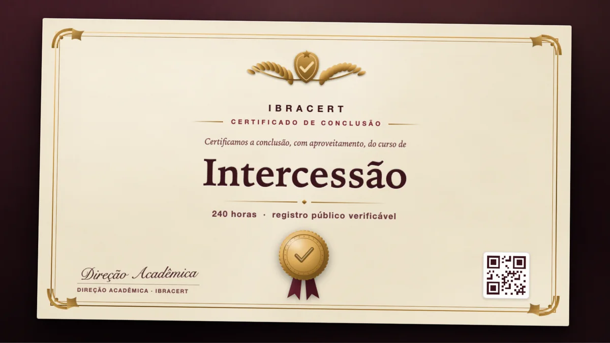 Capa do curso Intercessão