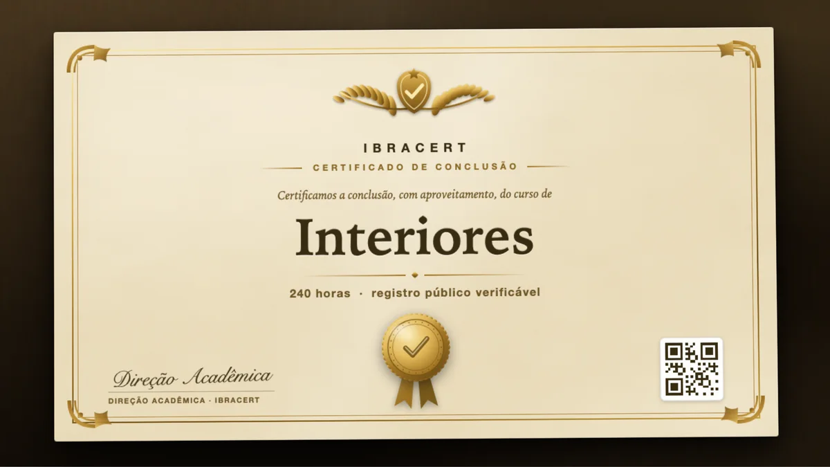 Capa do curso Interiores