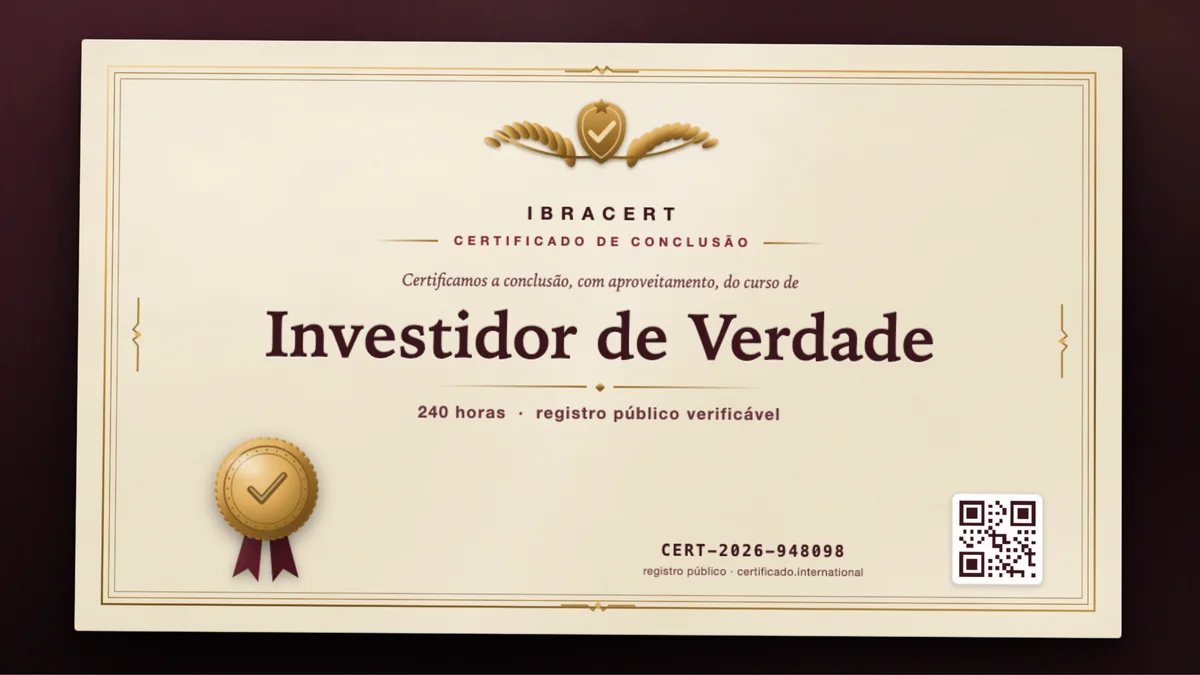 Capa do curso Investidor de Verdade