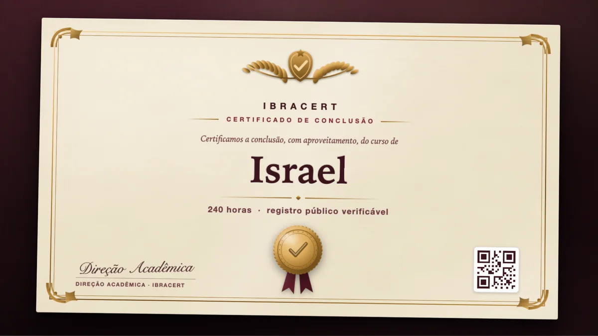 Capa do curso Israel