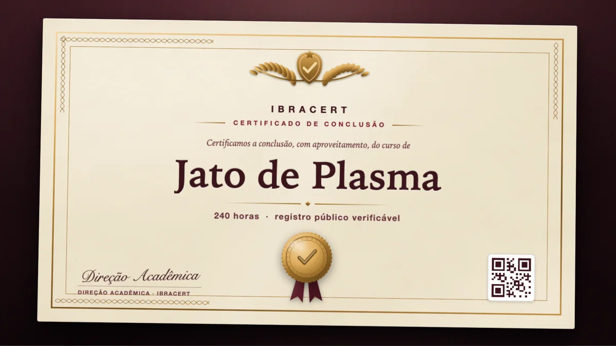 Capa do curso Jato de Plasma