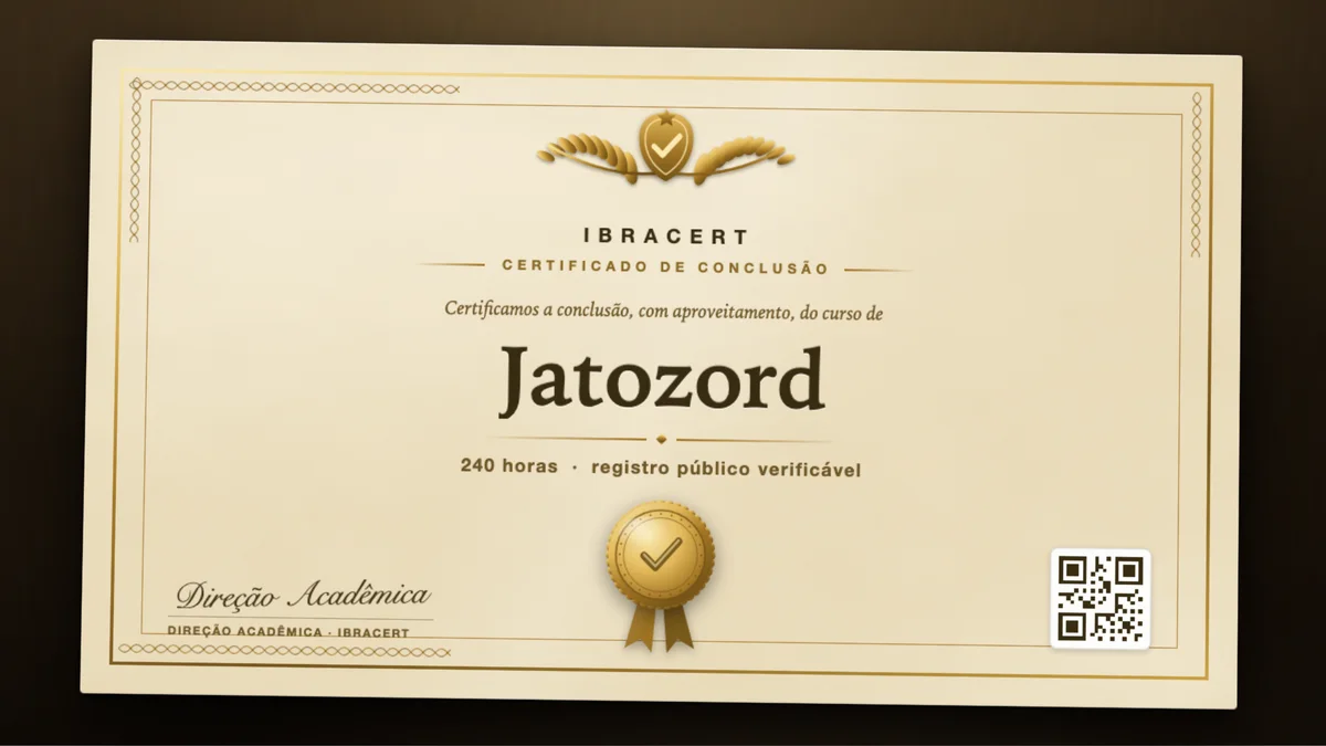 Capa do curso Jatozord