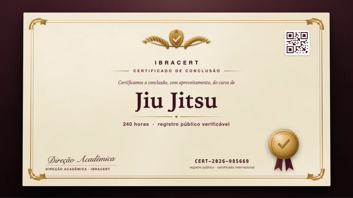 Capa do curso Jiu Jitsu