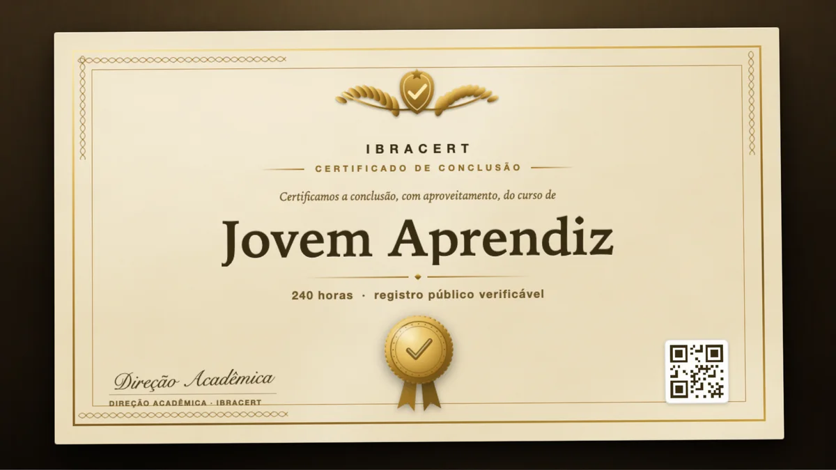 Capa do curso Jovem Aprendiz