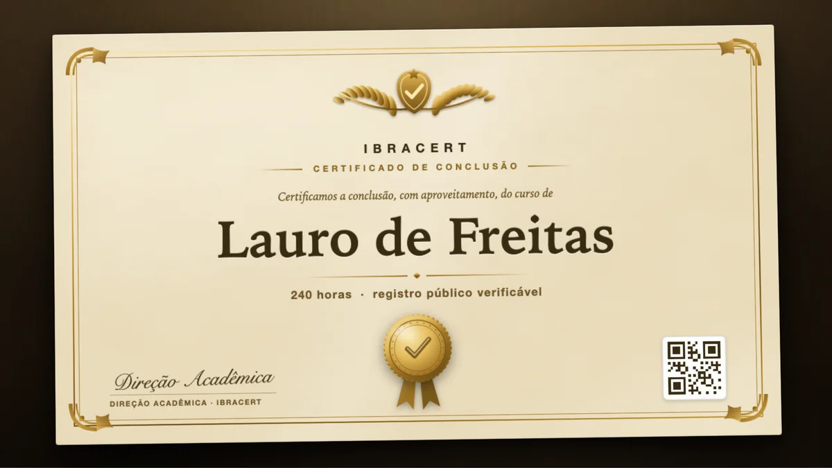 Capa do curso Lauro de Freitas