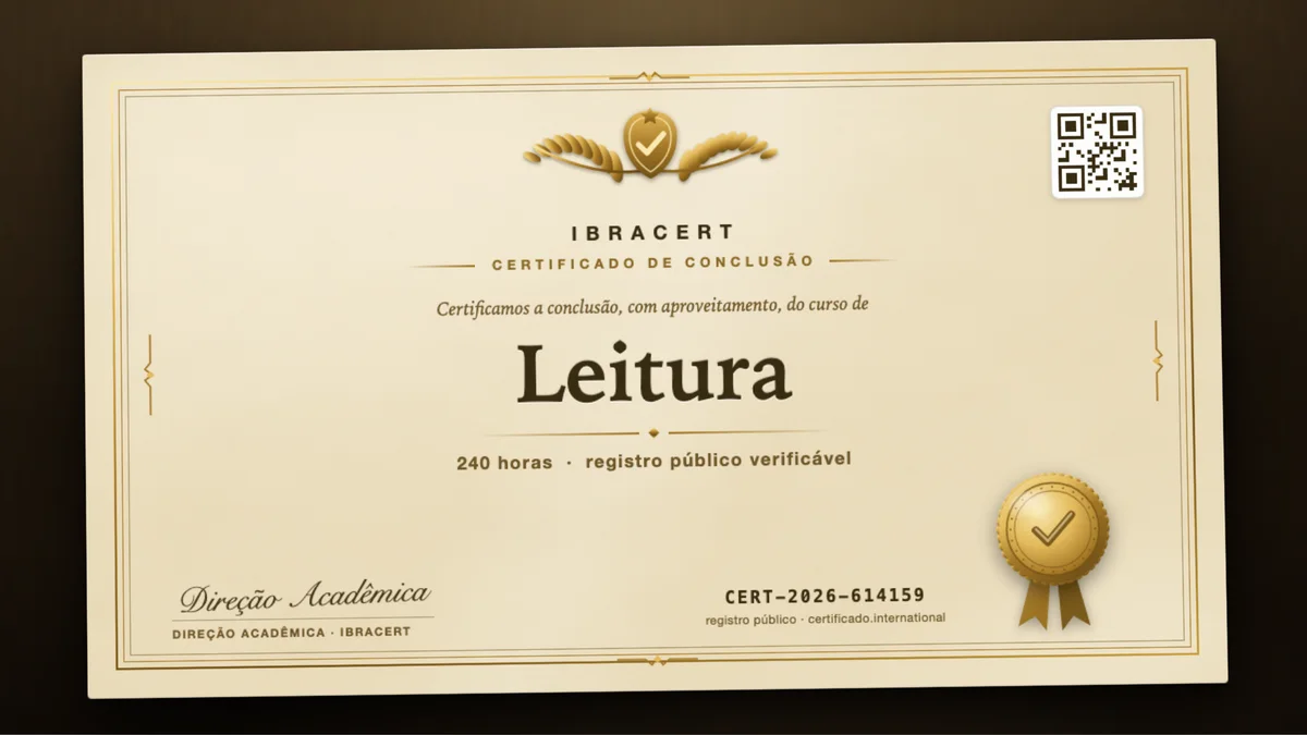 Capa do curso Leitura