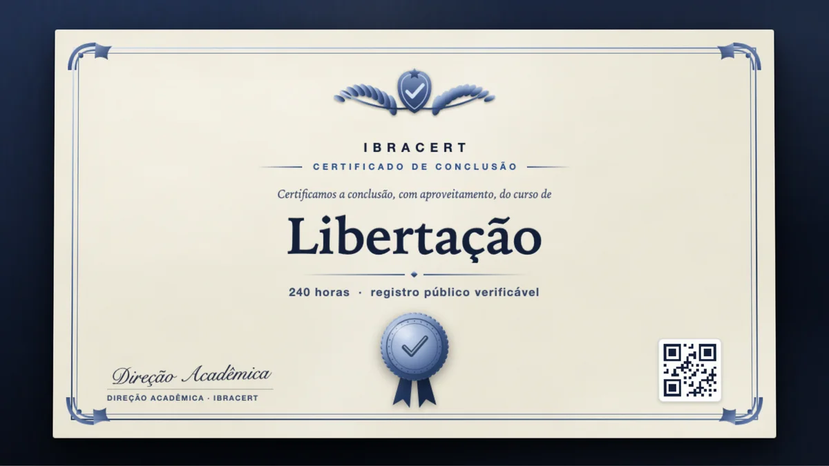 Capa do curso Libertação