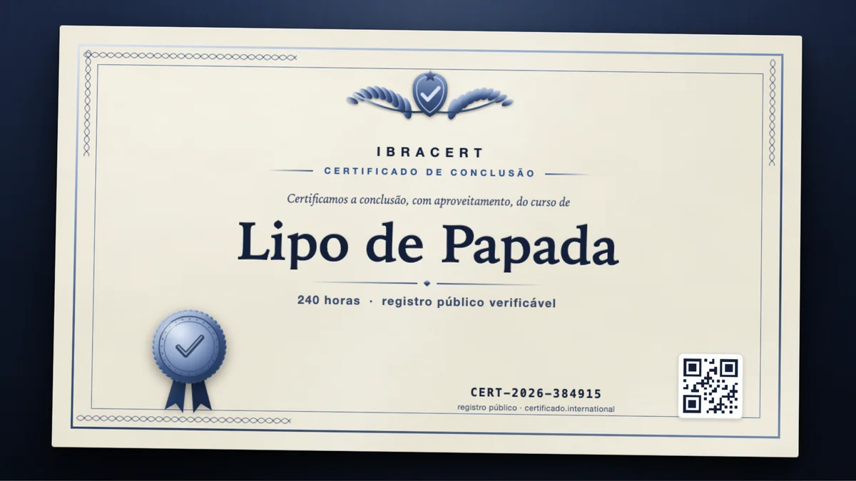 Capa do curso Lipo de Papada