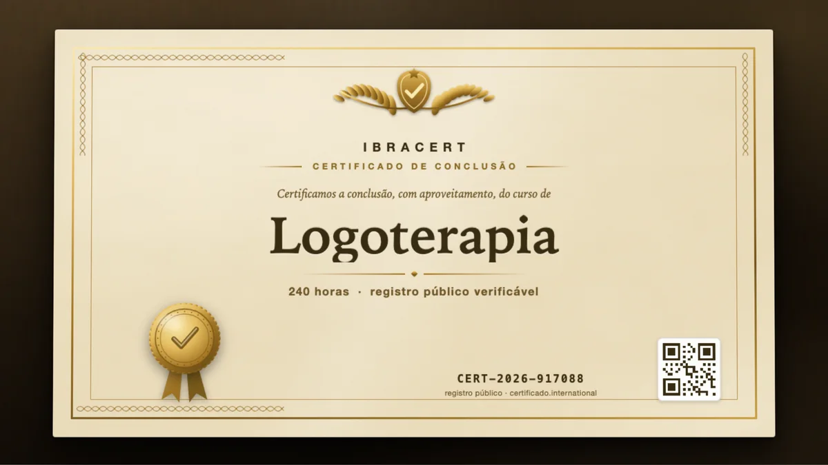 Capa do curso Logoterapia