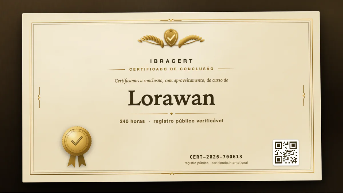 Capa do curso Lorawan