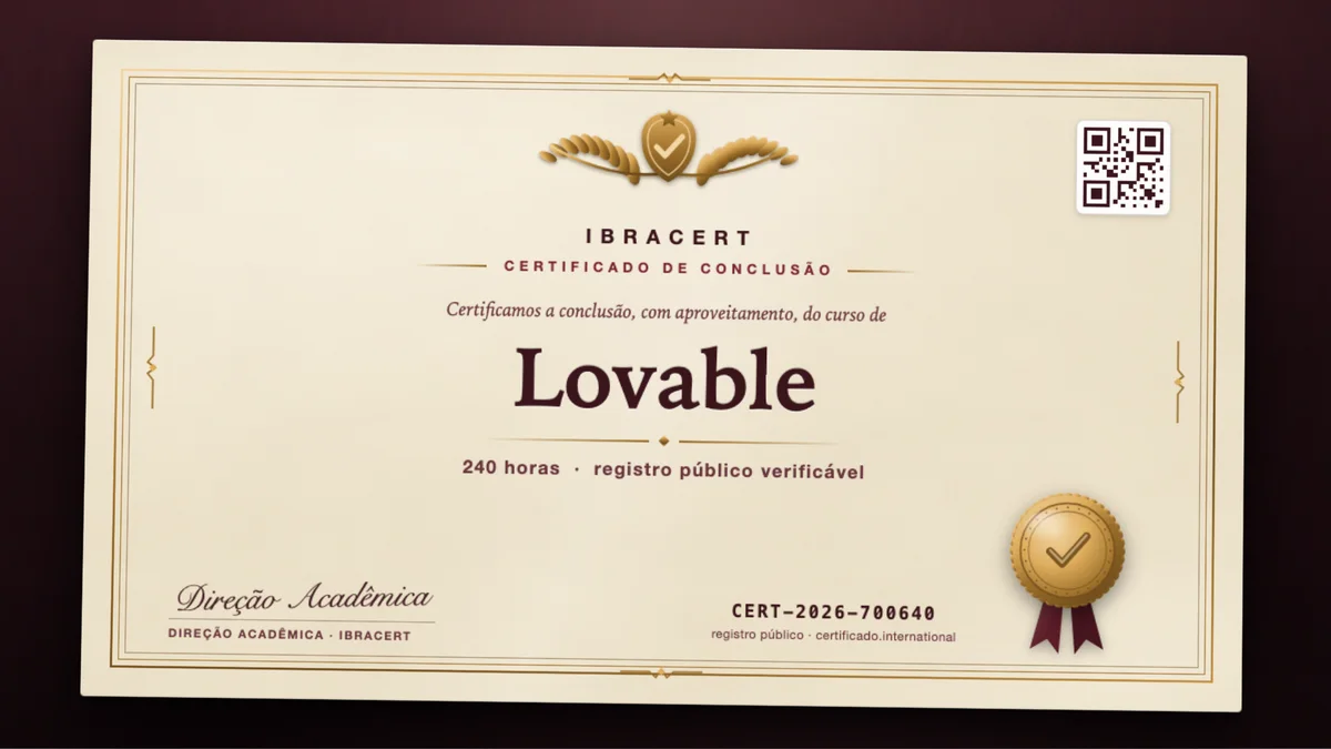 Capa do curso Lovable