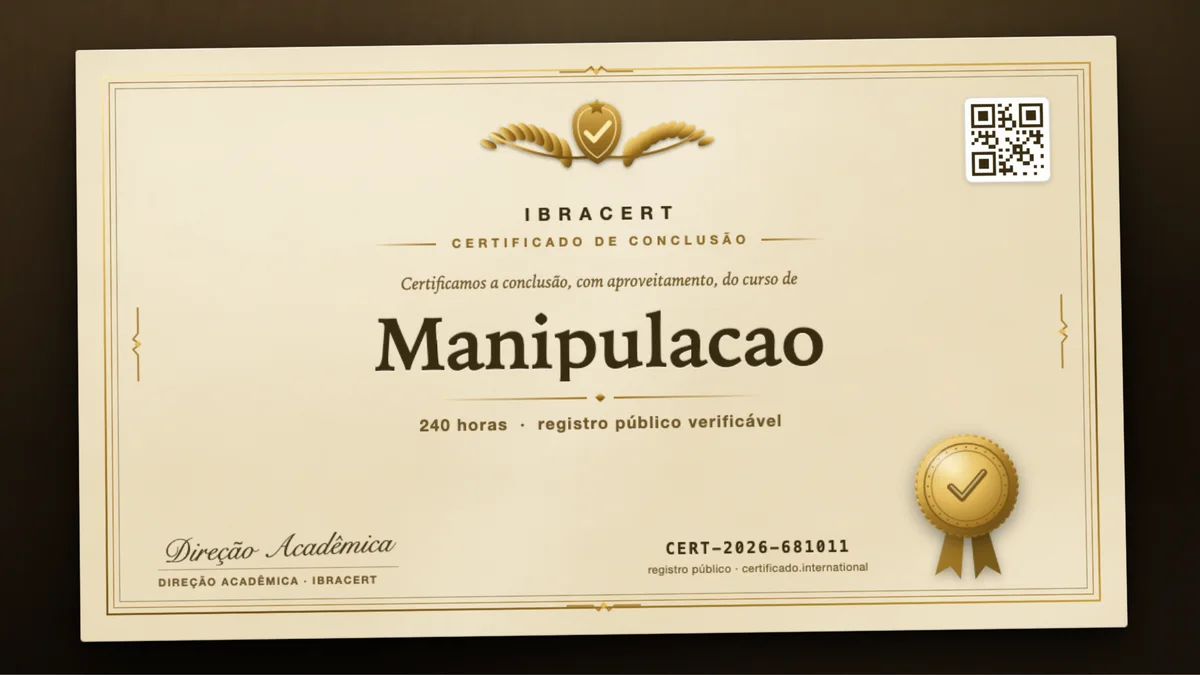 Capa do curso Manipulacao