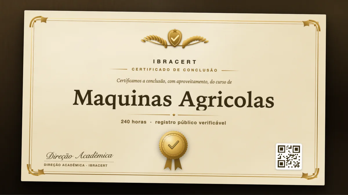 Capa do curso Maquinas Agricolas