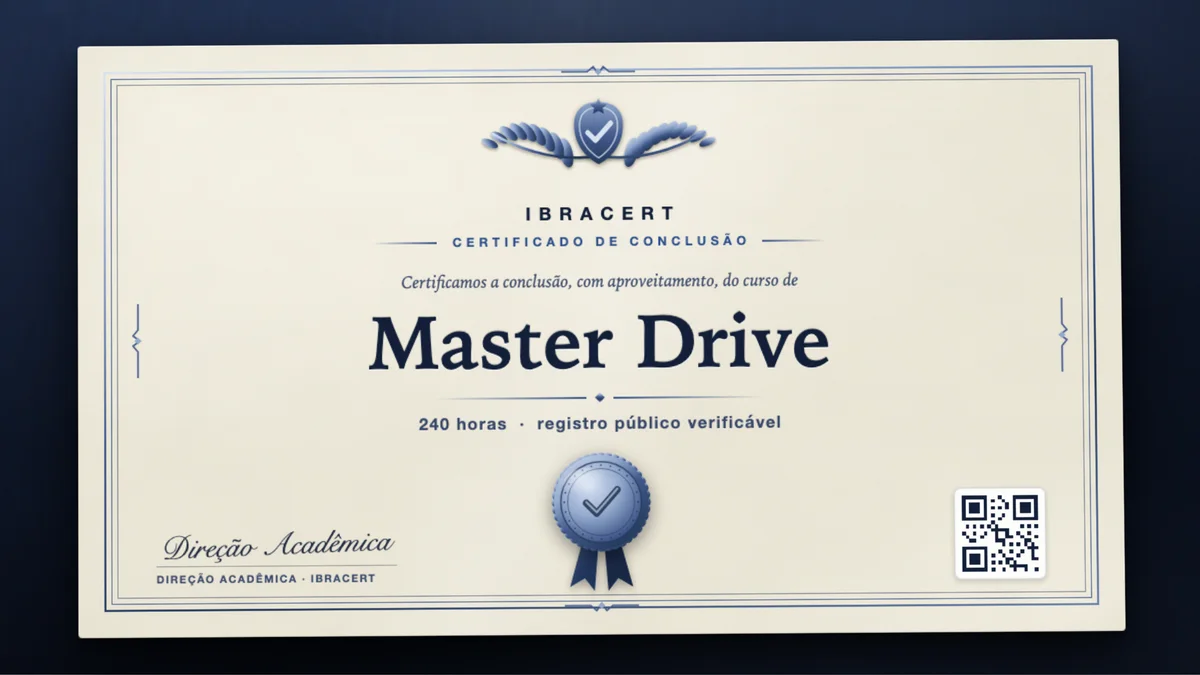 Capa do curso Master Drive