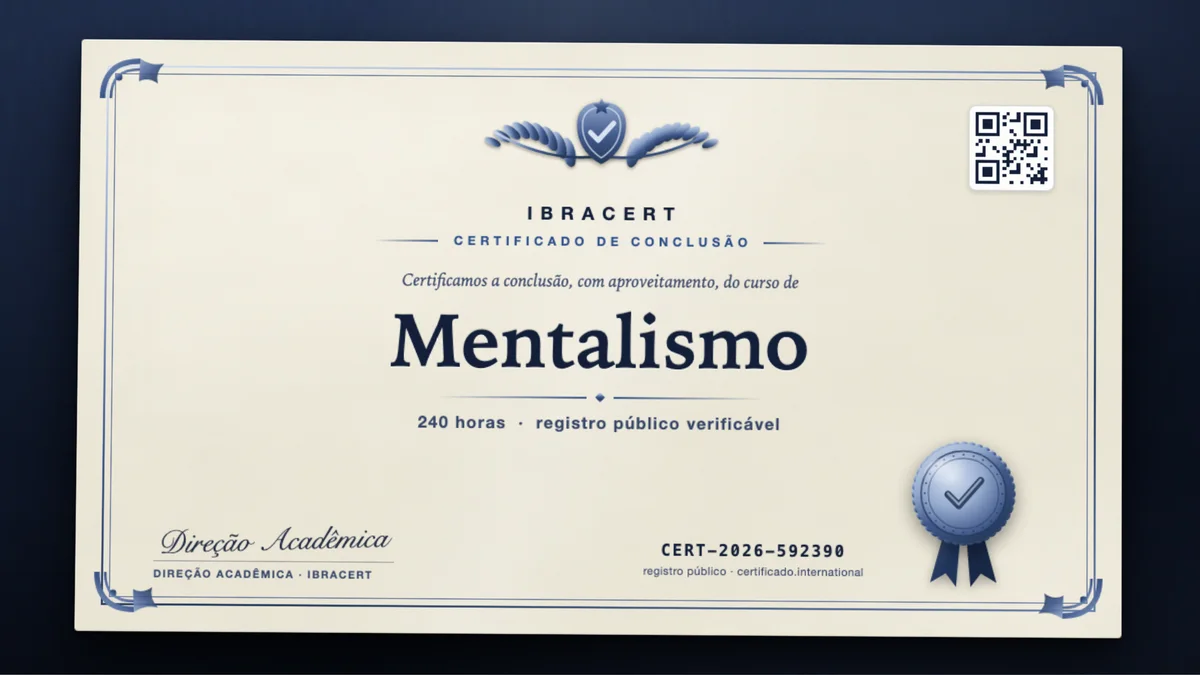 Capa do curso Mentalismo