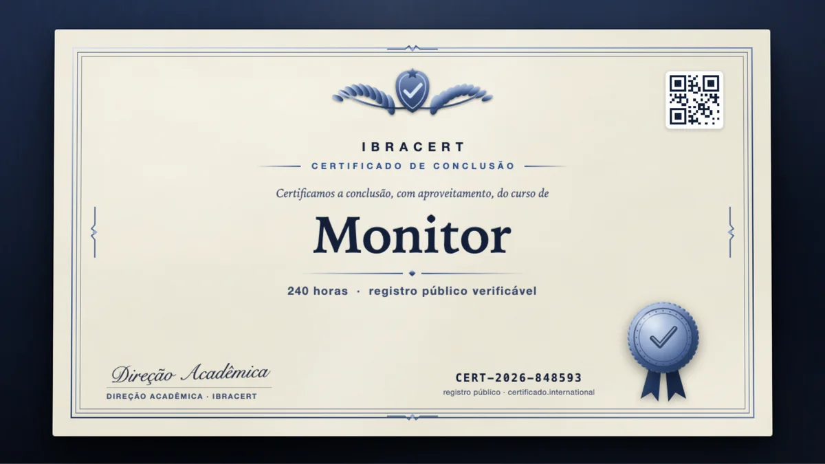 Capa do curso Monitor