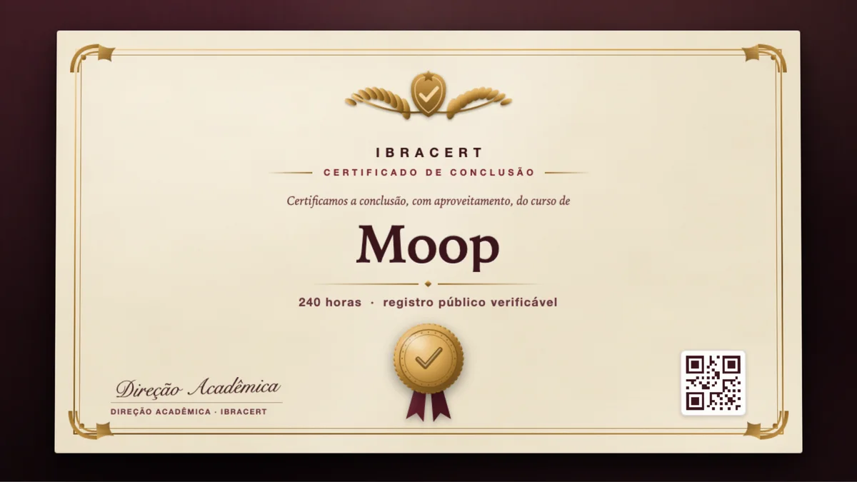 Capa do curso Moop