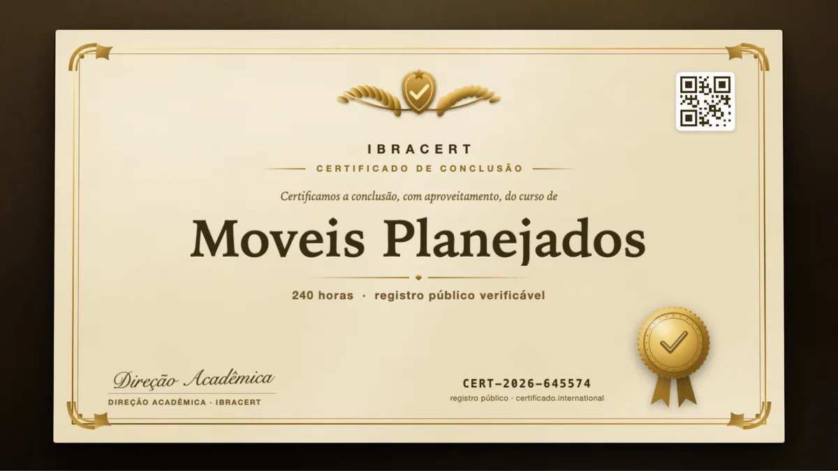 Capa do curso Moveis Planejados