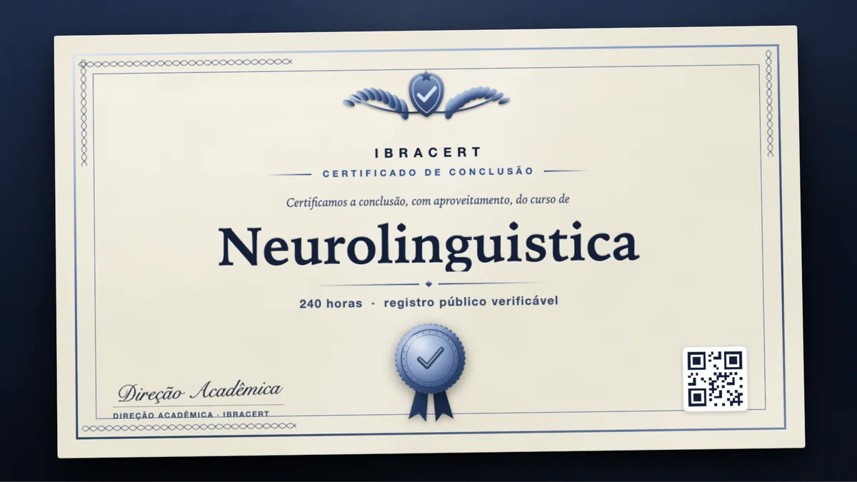 Capa do curso Neurolinguistica
