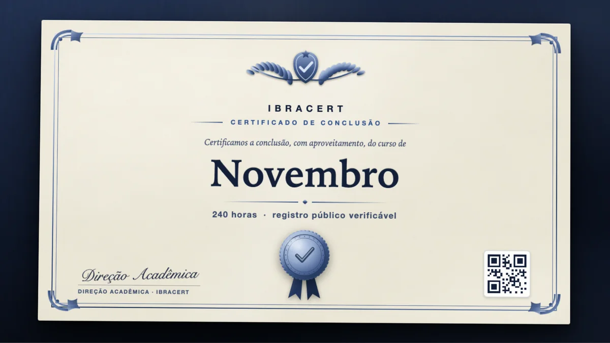 Capa do curso Novembro