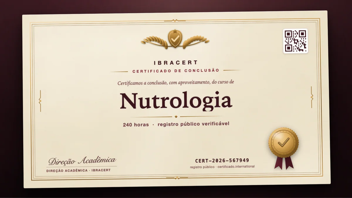 Capa do curso Nutrologia