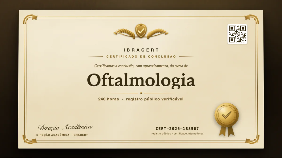 Capa do curso Oftalmologia