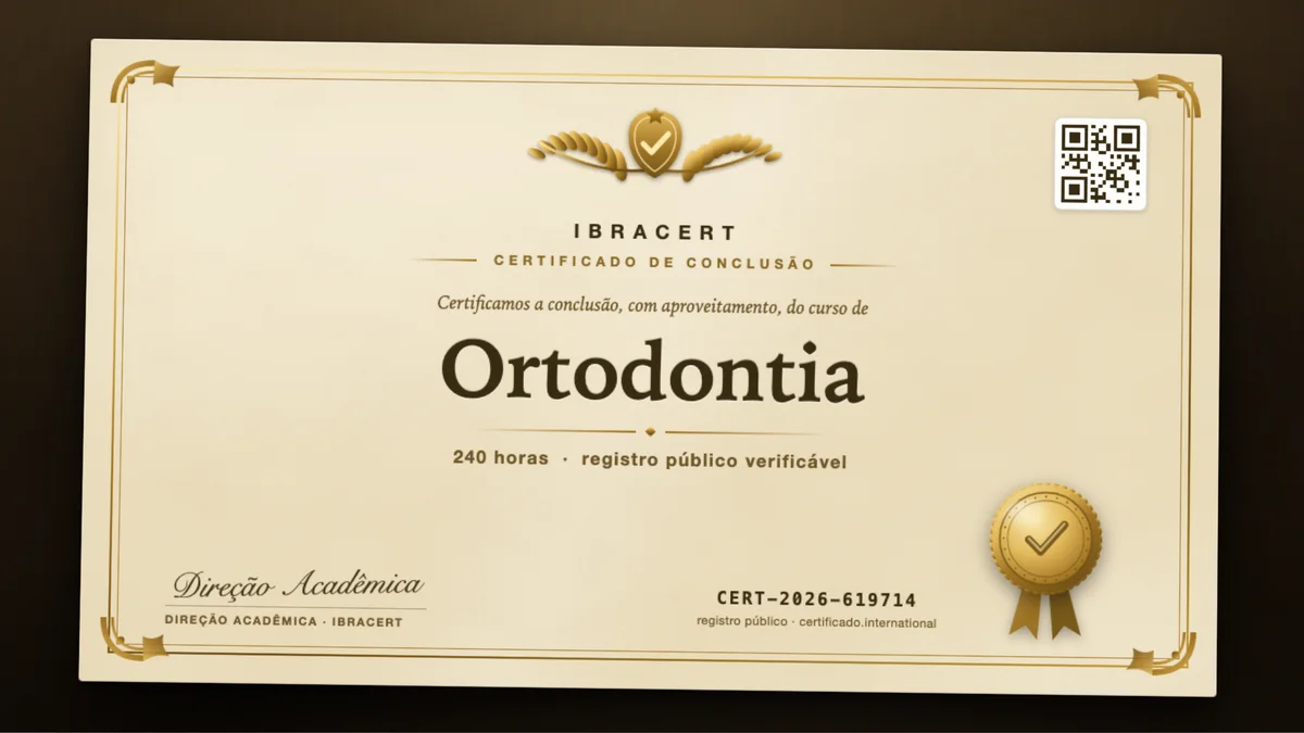 Capa do curso Ortodontia
