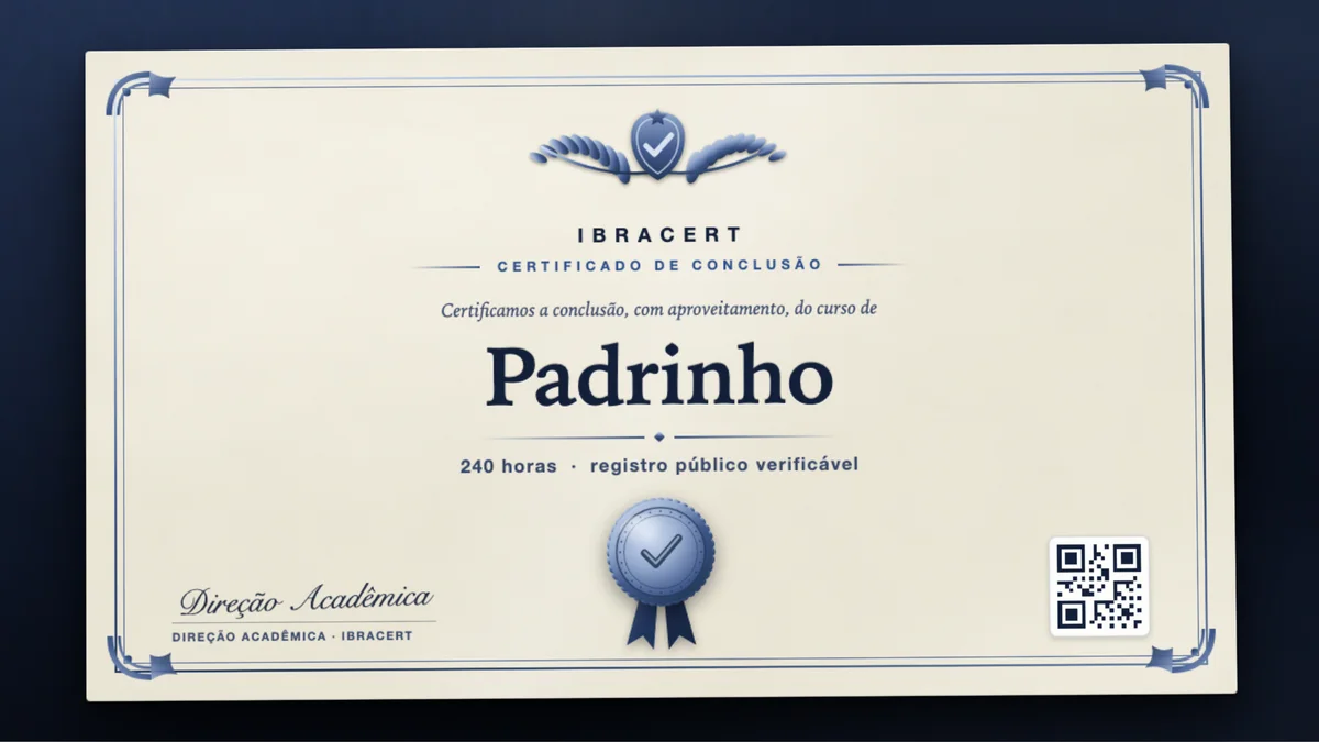 Capa do curso Padrinho