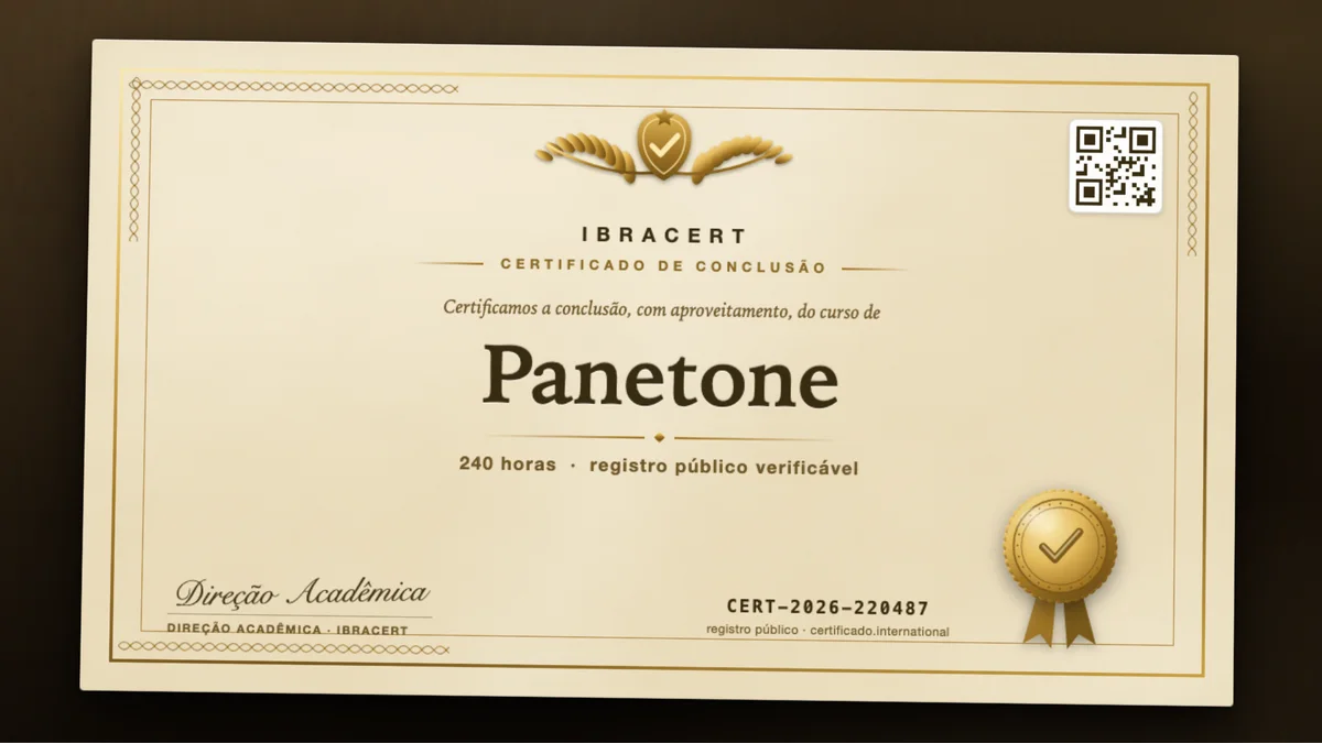 Capa do curso Panetone